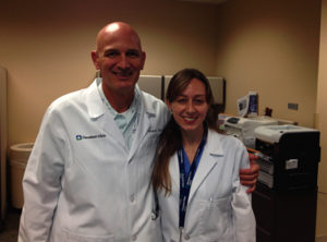 Com Dr. Daniel Clair, chefe do Departamento de Cirurgia Vascular da Cleveland Clinic, EUA, durante o período de Fellowship.