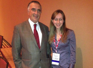 Com Dr. Juan Parodi, precursor da Cirurgia Endovascular, após sua apresentação no Encontro Anual da Sociedade Americana de Cirurgia Vascular (SVS).