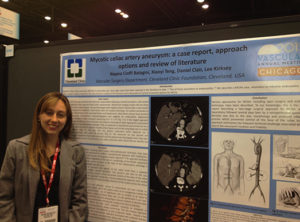 2015 – Apresentação no Encontro Anual da Sociedade Americana de Cirurgia Vascular (SVS). Chicago, EUA